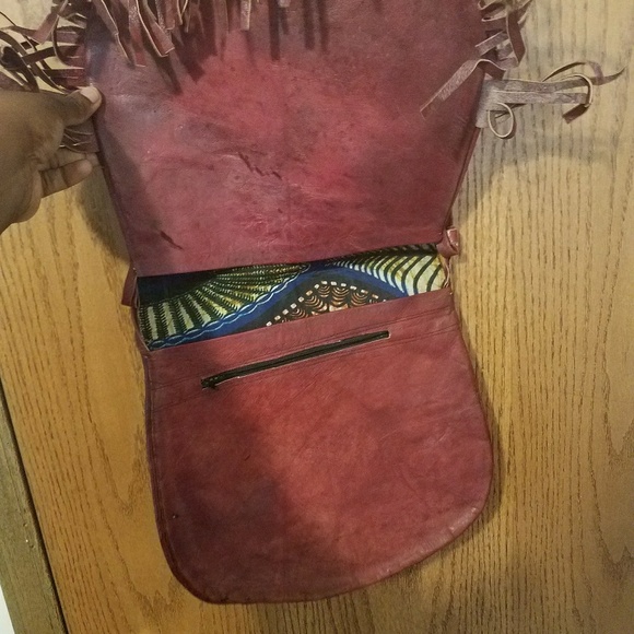 Bohemian Leather Bag - Picture 3 of 5